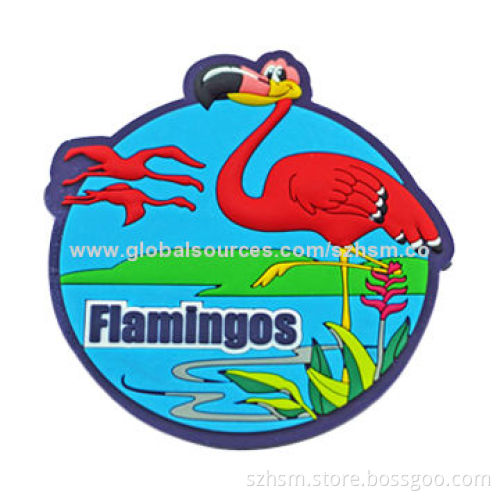 Customized 3D Embossed Cute Cartoon Souvenir, Promotional Soft PVC Refrigerator Magnet